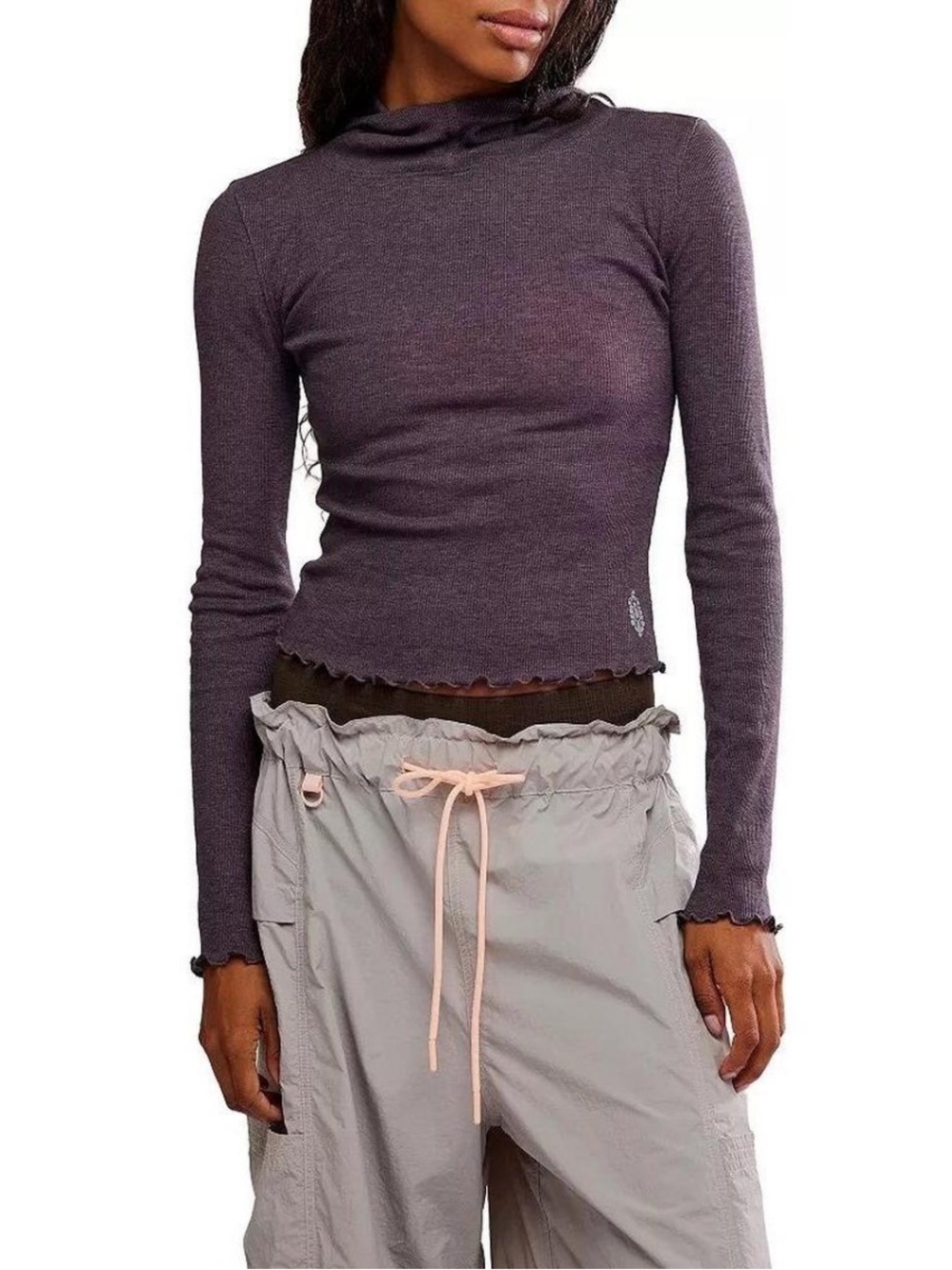 Free People Movement Breathe Easy Layer in Chocolate